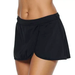 Women's A Shore Fit Hip Minimizer Faux-Wrap Skirtini Bottoms
