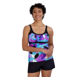 Women's ZeroXposur Print UPF 30+ Tankini Top