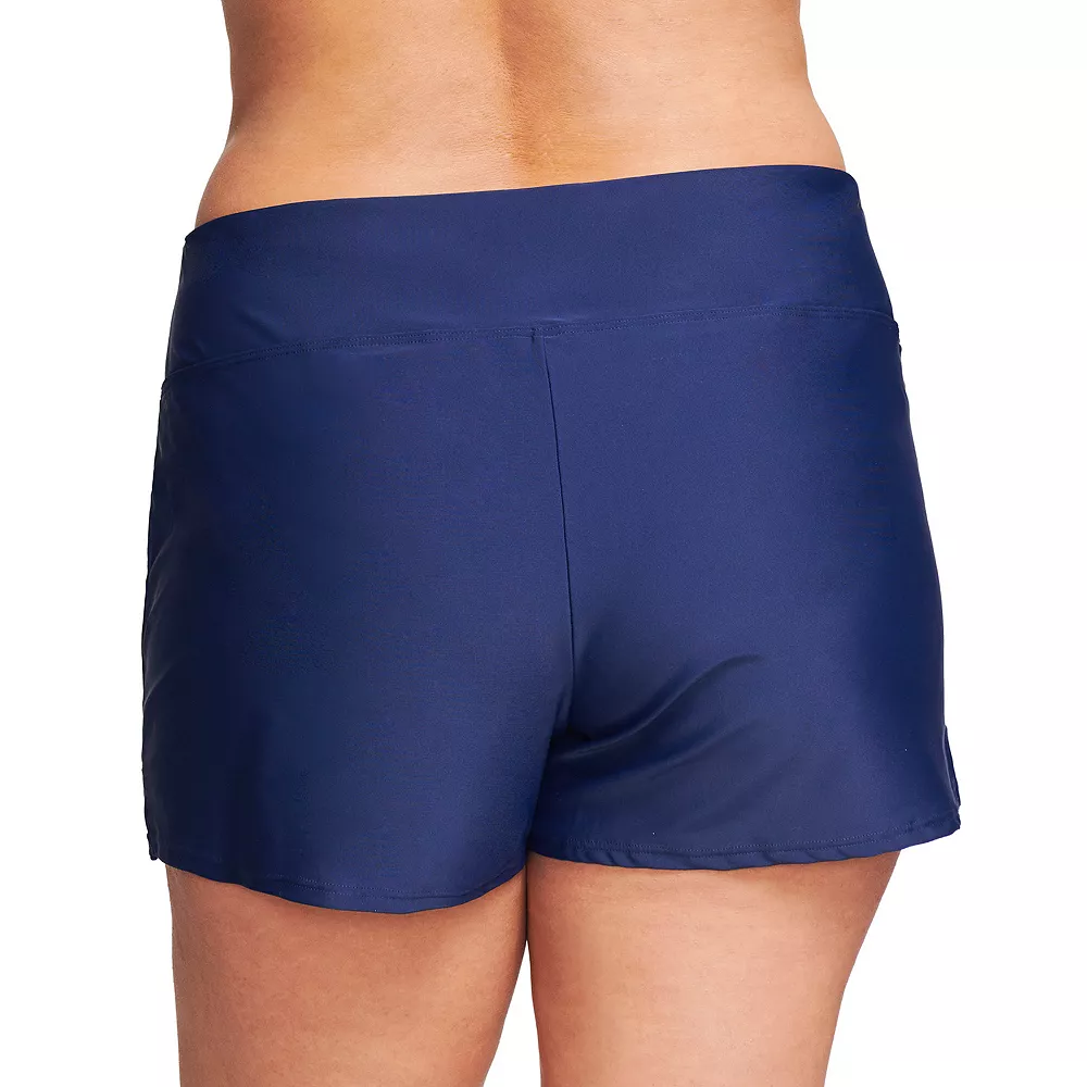 Plus Size Mazu Swim Hip Minimizer Swim Shorts - Image 2