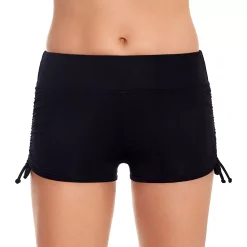 Women's ECO BEACH Side-Ruched Swim Shorts