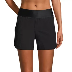 Petite Lands' End Quick Dry Thigh-Minimizer With Panty Swim Long Board Shorts