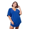 Plus Size Jordan Taylor Dolman-Sleeve Swim Cover-Up Tunic