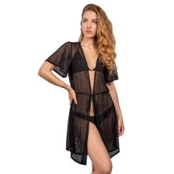 Women's Jordan Taylor Sheer Tie-Front Swim Cover-Up