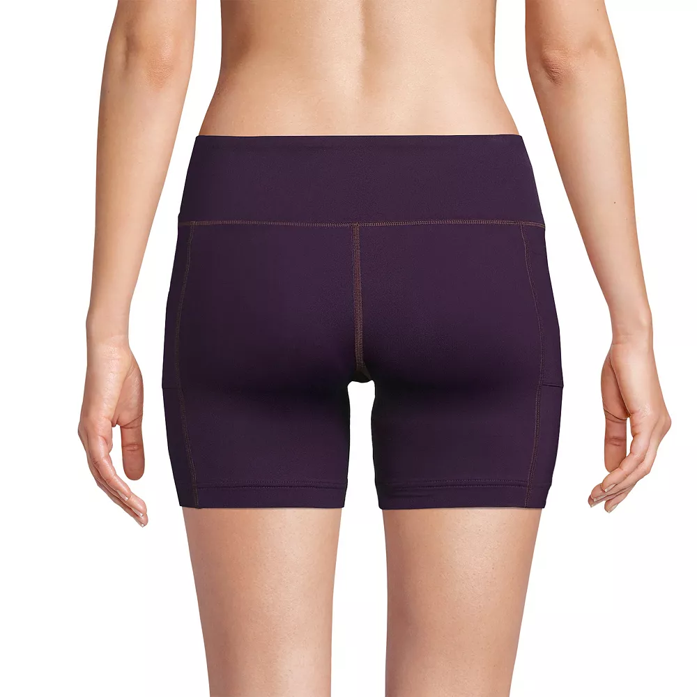 Women's Lands' End Chlorine Resistant UPF 50 Swim Shorts - Image 2