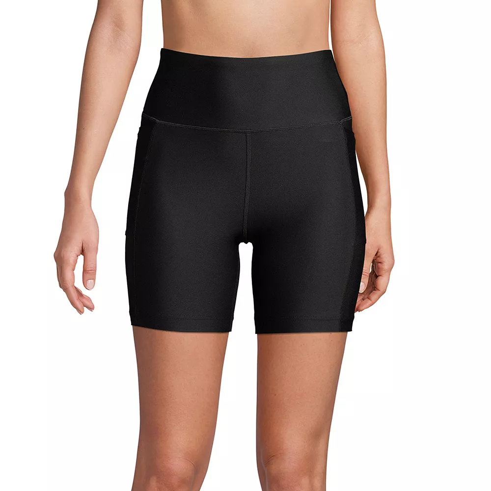 Women's Lands' End Chlorine Resistant UPF 50 Swim Shorts
