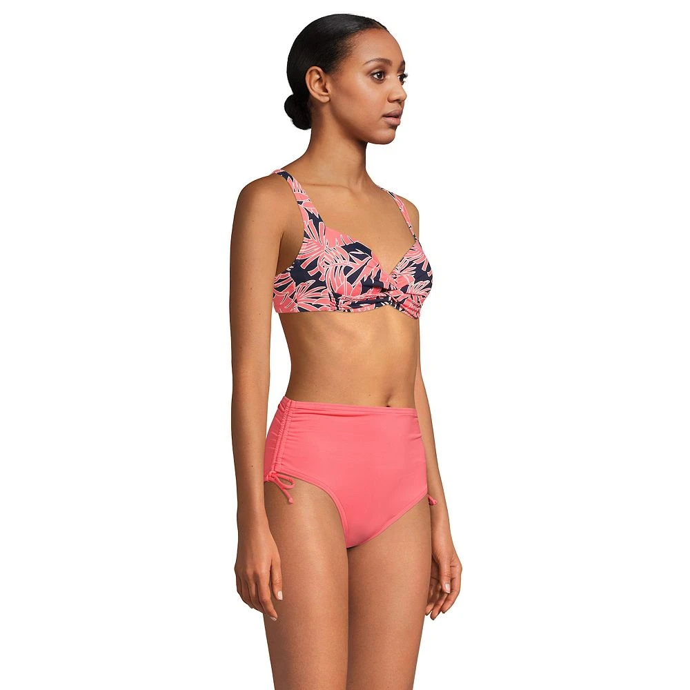 Women's Lands' End Twist-Front Underwire Bikini Top - Image 3
