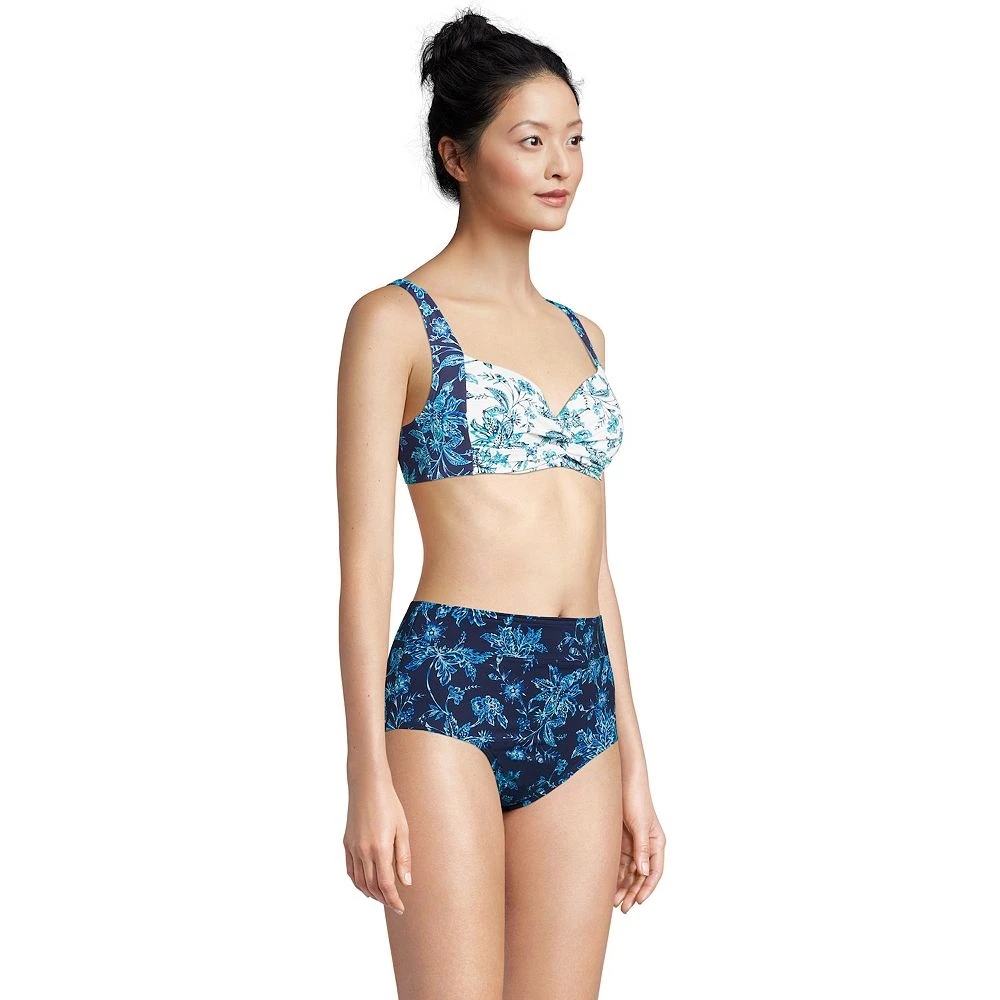 Women's Lands' End DDD-Cup Twist-Front Underwire Bikini Top - Image 3