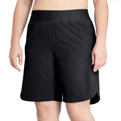 Plus Size Lands' End Quick Dry Thigh Minimizer Swim Board Shorts