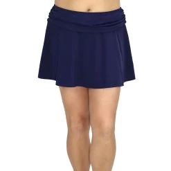 Plus Size A Shore Fit Disco Built-In Panty Swim Skirt