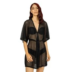 Women's Jordan Taylor Sheer Swim Cover-Up Kimono