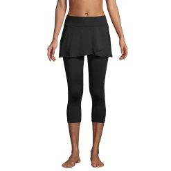 Petite Lands' End UPF 50 Chlorine Resistant Modest Swim Skirt & Leggings
