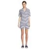 Women's Lands' End Terrycloth Shirt & Shorts Swim Cover-up Set