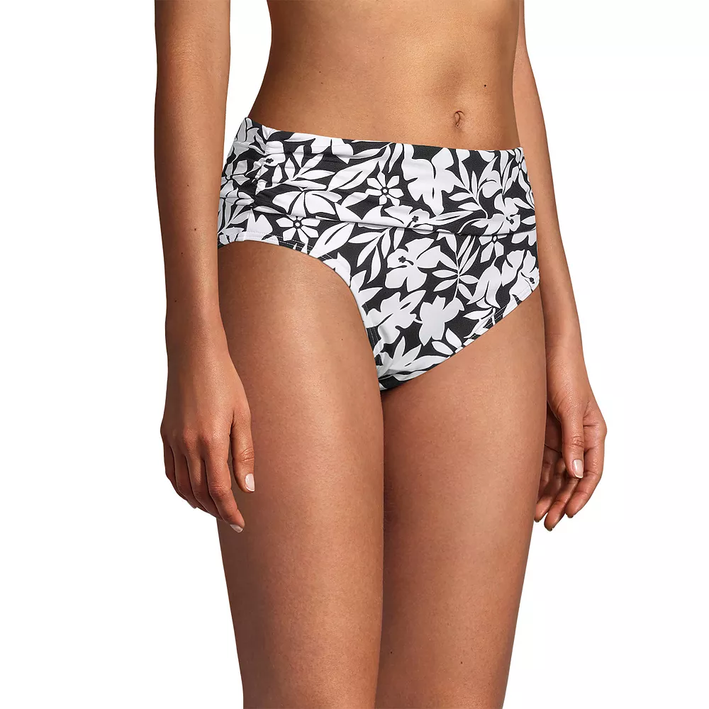 Women's Lands' End UPF 50 Midrise Bikini Bottoms - Image 3