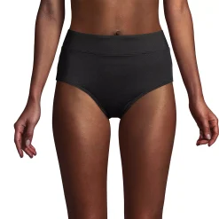 Petite Lands' End UPF 50 Tummy Control High-Waist Bikini Bottoms