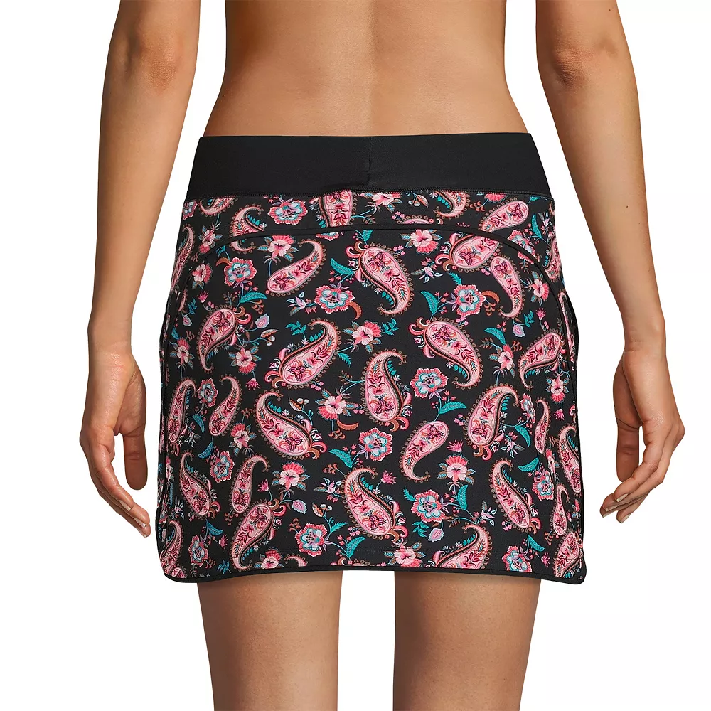Women's Lands' End Comfort Waist UPF 50 Swim Skirt - Image 2