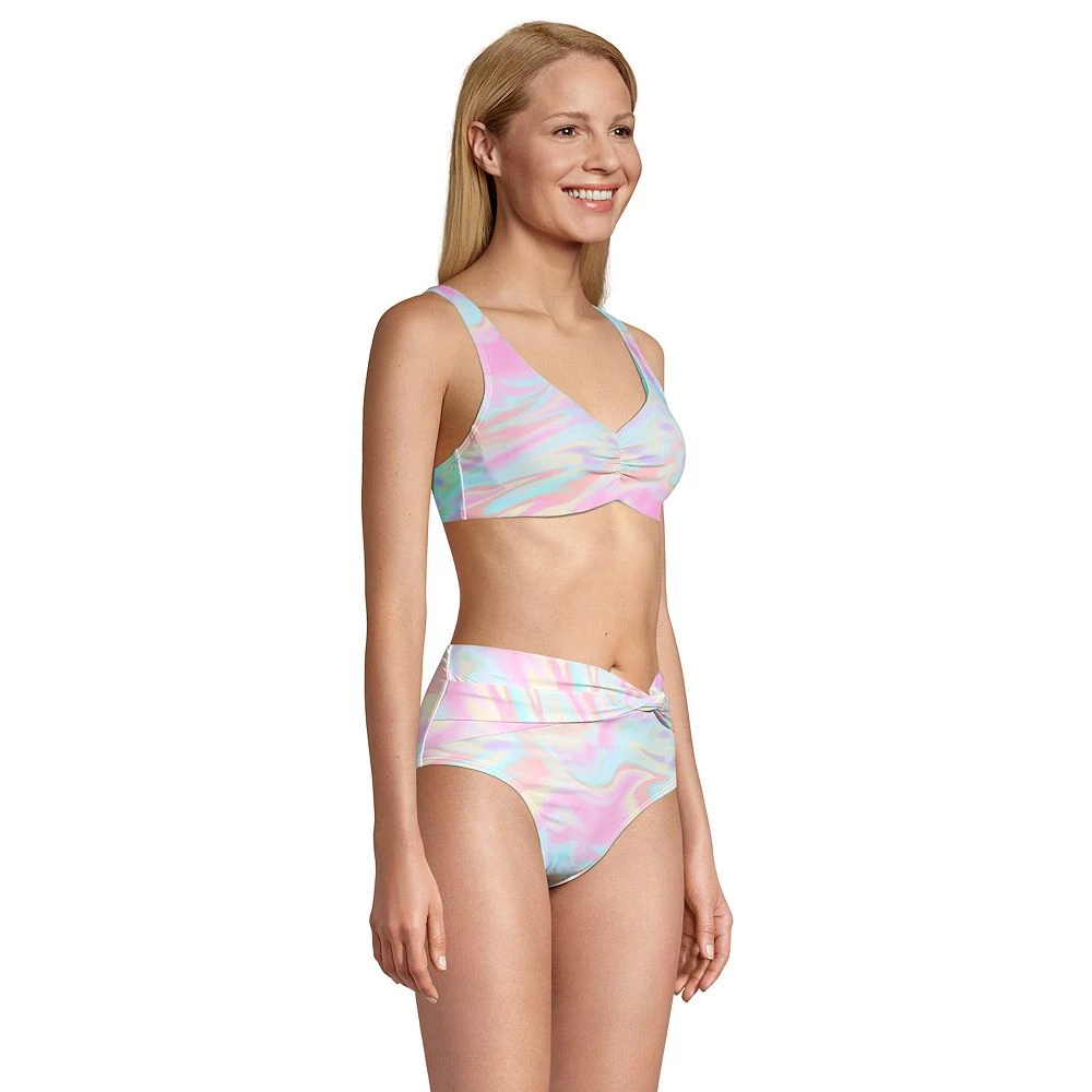 Women's Lands' End UPF 50 V-Neck Bikini Top - Image 3