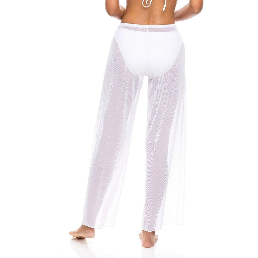 Women's Jordan Taylor Power Mesh Swim Cover-Up Pants - Image 2