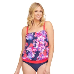 Women's Mazu Swim Waist Minimizer Blouson Tankini Top