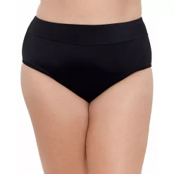 Plus Size Bal Harbour High-Waist Swim Bottoms