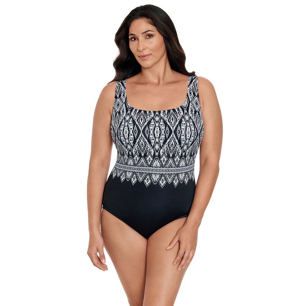 Women's Great Lengths D-Cup Long Torso X-Back One-Piece Swimsuit