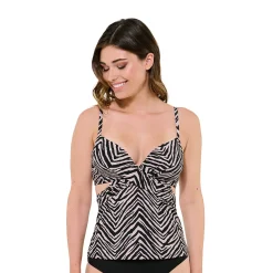 Women's Freshwater Side Cutout Tankini Top