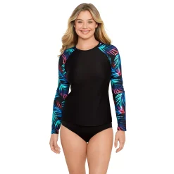 Women's Eco Beach Pretty Please Long Sleeve Rash Guard
