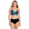 Women's Eco Beach Long Line Bralette Swim Top