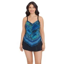 Women's Trimshaper Cornered Tankini Top