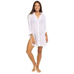 Women's Portocruz Big Shirt Swim Cover-up