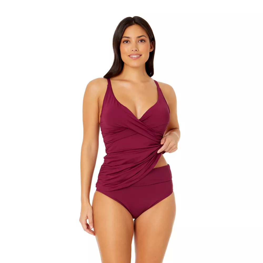 Women's Catalina Twist Front Tankini Top - Image 3