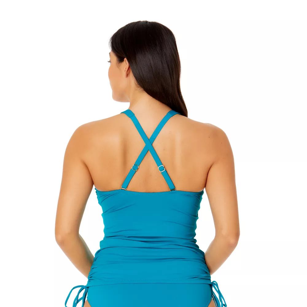 Women's Catalina Print Side Cinch Tankini Top - Image 3