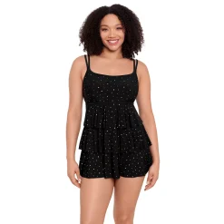 Women's Great Lengths Night Stars Triple-Tier Swimdress