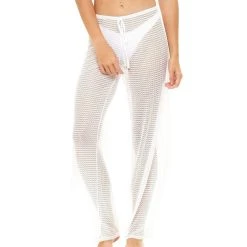 Women's Jordan Taylor Mesh Swim Cover-Up Pants