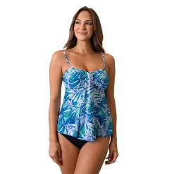 Women's A Shore Fit Rio Waterfall Swim Top