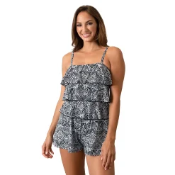 Women's A Shore Fit 3-Tier Swim Romper