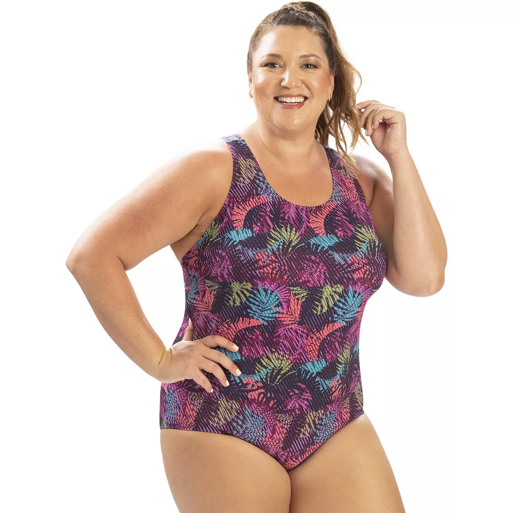 Women's Dolfin Printed One-Piece Swimsuit - Image 3