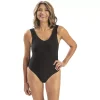 Women's Dolfin Solid Strappy One-Piece Swimsuit