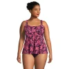 Plus Size Lands' End DDD-Cup Flutter Tankini Swim Top