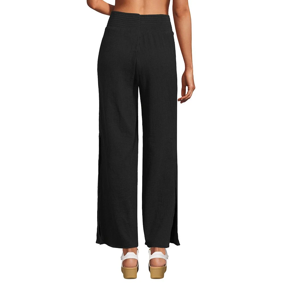Women's Lands' End Gauze Swimsuit Cover-Up Pants - Image 2